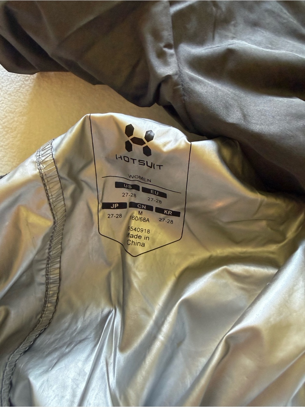 Hotsuit Sauna Suit Set — Size S / EU 36 - Picture 5 of 6